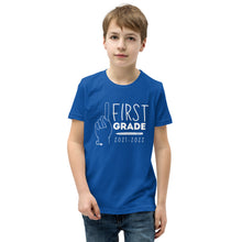 Load image into Gallery viewer, FIRST GRADE Youth Short Sleeve Tee (White Ink)