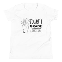 Load image into Gallery viewer, FOURTH GRADE Youth Short Sleeve Tee (Black Ink)