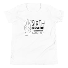 Load image into Gallery viewer, SIXTH GRADE Youth Short Sleeve Tee (Black Ink)