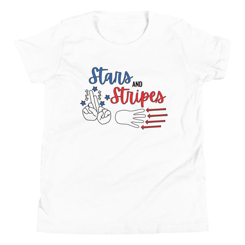 Stars and Stripes (Red, White, & Blue) Youth Tee